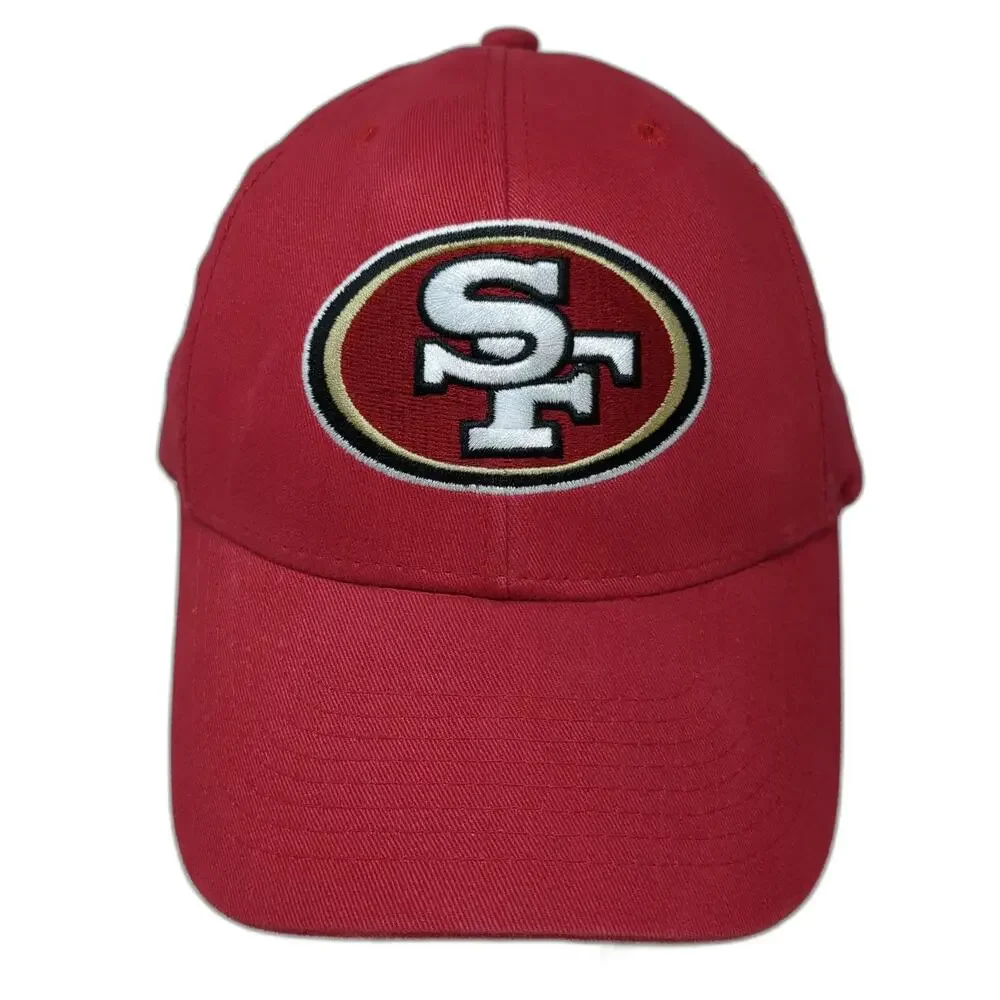 San Francisco 49ers NFL Fan Favorite Baseball Cap Hat Red One Size Strapback